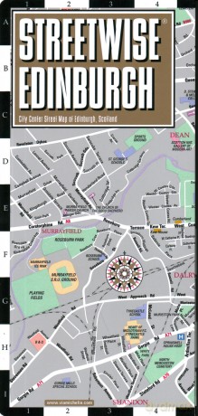 Streetwise Edinburgh Map - Laminated City Center Street Map of Edinburgh, Scotland: City Plans (Michelin Streetwise Maps) - Michelin [KSIĄŻKA]