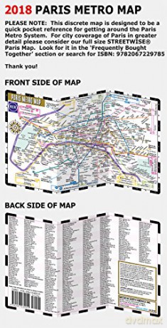 Streetwise Paris Metro Map - Laminated Metro Map of Paris, France: City Plans (Michelin City Plans) - Michelin [KSIĄŻKA]