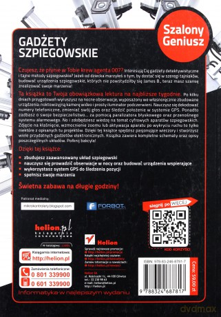 Gadżety szpiegowskie. Szalony Geniusz [KSIĄŻKA]