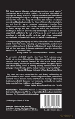 Diverse Critical Literacies: Pedagogies of Recognition and Hope: 5 (Language, Education and Diversity) - Yvonne Foley [KSIĄŻKA]