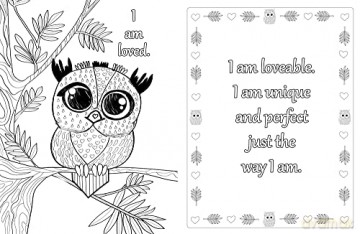 Mindfulness Colouring With Affirmations: For kids and adults - Kylie Johnson [KSIĄŻKA]