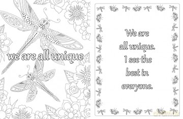 Mindfulness Colouring With Affirmations: For kids and adults - Kylie Johnson [KSIĄŻKA]