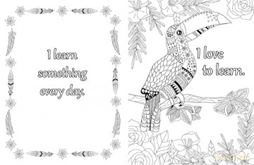 Mindfulness Colouring With Affirmations: For kids and adults - Kylie Johnson [KSIĄŻKA]