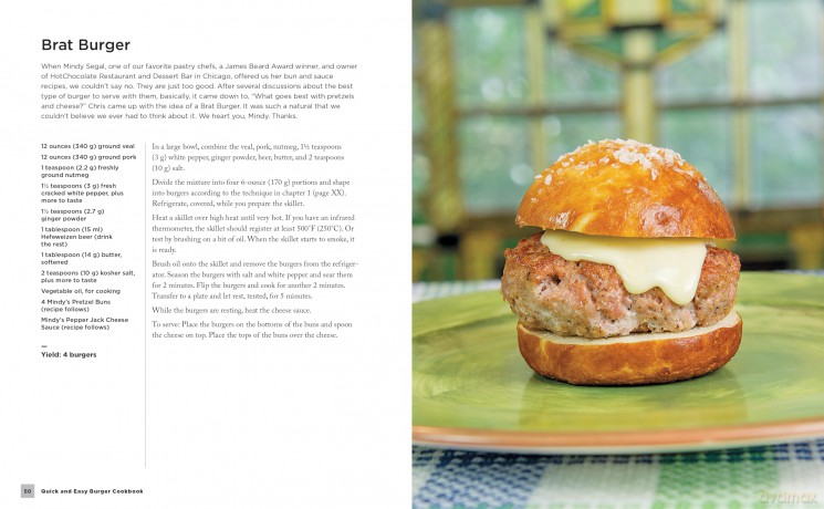 Quick and Easy Burger Cookbook: Fearless Recipes and Uncompromising Techniques for the Ultimate Patty - Andy Husbands [KSIĄŻKA]