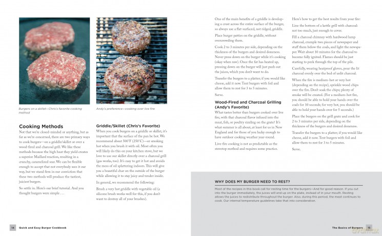Quick and Easy Burger Cookbook: Fearless Recipes and Uncompromising Techniques for the Ultimate Patty - Andy Husbands [KSIĄŻKA]