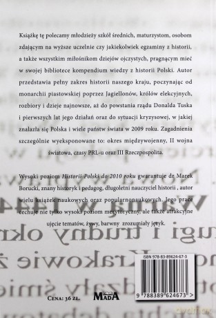 Historia Polski do 2010 roku [KSIĄŻKA]