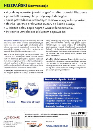 Hiszpański - Konwersacje. Wydanie II + CD [KSIĄŻKA]