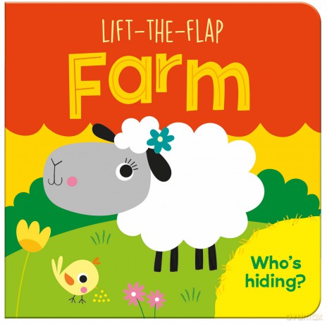 Lift-The-Flap Farm - Children's Board Book [KSIĄŻKA]
