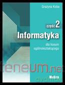 Informatyka cz. 2 LO G.Koba MIGRA [KSIĄŻKA]