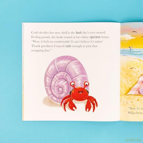 When Crab Feels Calm - Me And My Feelings Children's Paperback Book - Gemma Cary [KSIĄŻKA]
