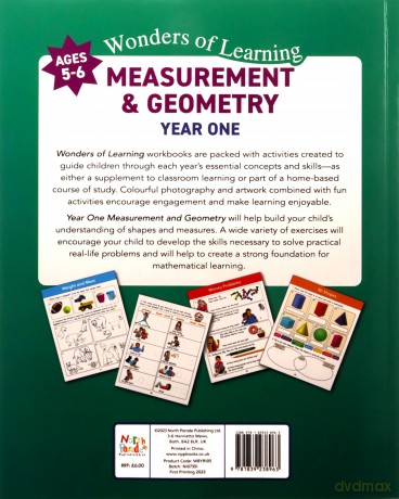 Wonders of Learing Work Book- Year 1 - Measurement and Geometry (Wonders of Learning Educational Workbook - Year 1) - Martin Ellick [KSIĄŻKA]