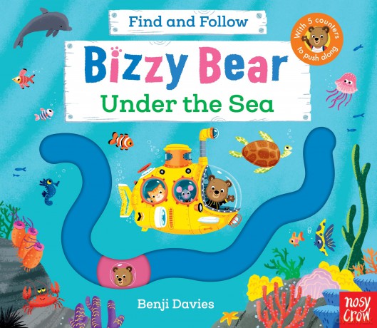 Bizzy Bear Find and Follow: Under the Sea: with 4 sliding counters - Benji Davies [KSIĄŻKA]
