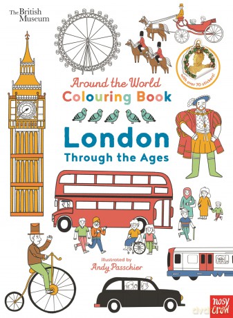 British Museum: Around the World Colouring: London - Andy Passchier [KSIĄŻKA]