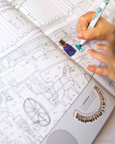 British Museum: Around the World Colouring: London - Andy Passchier [KSIĄŻKA]