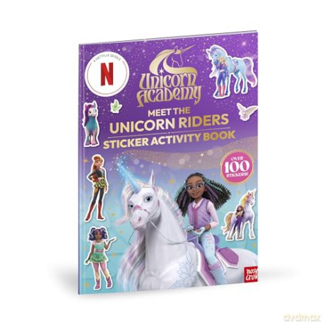 Unicorn Academy: Meet the Unicorn Riders: Sticker Activity Book: With over 100 magical stickers (Unicorn Academy: TV tie-in titles) [KSIĄŻKA]