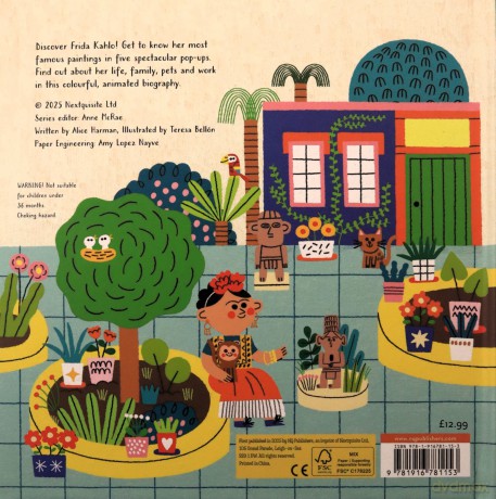 Frida Kahlo: A Pop-Up Book (BIO POPS!) - Alice Harman [KSIĄŻKA]