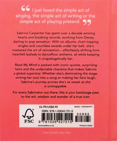 Read My Mind: The Little Guide to Sabrina Carpenter - OH [KSIĄŻKA]