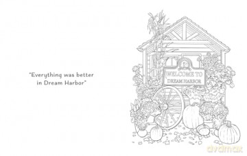 The Pumpkin Spice Café Coloring Book: The official Pumpkin Spice Café coloring book for adults and teens featuring cozy hygge scenes for relaxation and fun: Book 1 (Dream Harbor) - Laurie Gilmore [KSIĄŻKA]