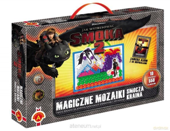 Jak wytresować smoka 2 Magiczne mozaiki 550 ALEX [ZABAWKA]