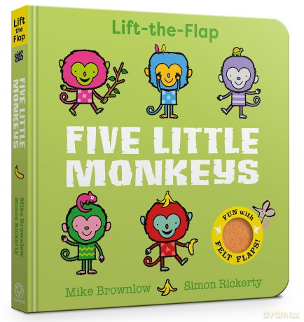 Five Little Monkeys: Lift-the-Flap - Mike Brownlow [KSIĄŻKA]