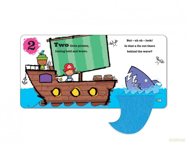 Five Little Pirates: Lift-the-Flap - Mike Brownlow [KSIĄŻKA]