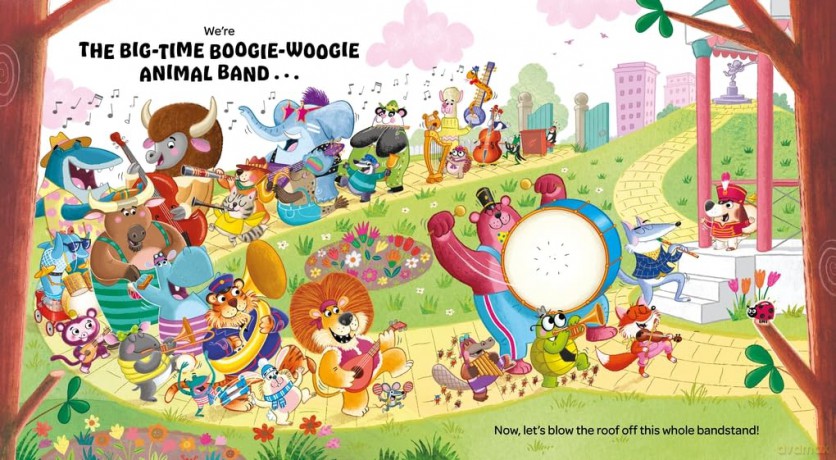 The Big-Time Boogie-Woogie Animal Band - Giles Andreae [KSIĄŻKA]