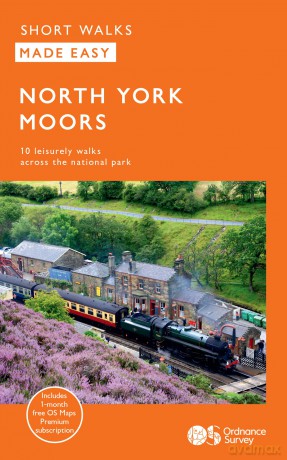 North York Moors Short Walks Made Easy | Ordnance Survey | 10 Accessible Walks For Everybody | Guidebook | National Park | England | Walks | Adventure: 10 Leisurely Walks (OS Short Walks Made Easy) - Ordnance Survey [KSIĄŻKA]