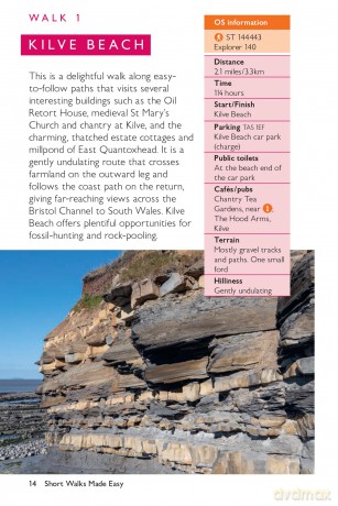 Quantocks, Mendips and Somerset Levels Short Walks Made Easy | Ordnance Survey | 10 Accessible Walks For Everyone | Guidebook | England | Walks | Adventure | Leisurely Walks (OS Short Walks Made Easy) - Ordnance Survey [KSIĄŻKA]