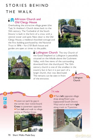 South Downs Short Walks Made Easy | Ordnance Survey | 10 Accessible Walks For Everybody | Guidebook | National Park | England | Walks | Adventure: 10 Leisurely Walks (OS Short Walks Made Easy) - Ordnance Survey [KSIĄŻKA]