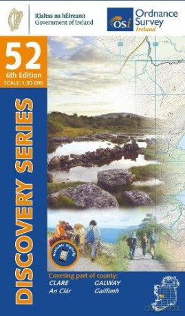 Discovery Series 52 - County Clare and Galway (Irish Discovery Series) - Ordnance Survey Ireland [KSIĄŻKA]