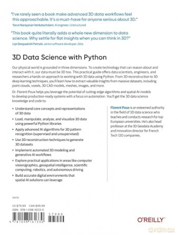 3D Data Science with Python: Building Accurate Digital Environments with 3D Point Cloud Workflows - Florent Poux [KSIĄŻKA]