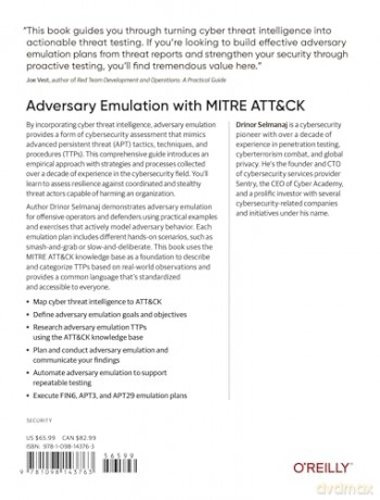 Adversary Emulation with Mitre Att&ck: Bridging the Gap Between the Red and Blue Teams - Drinor Selmanaj [KSIĄŻKA]