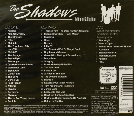 The Shadows: The Platinum Collection [2CD]+[DVD]