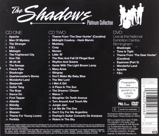 The Shadows: The Platinum Collection [2CD]+[DVD]