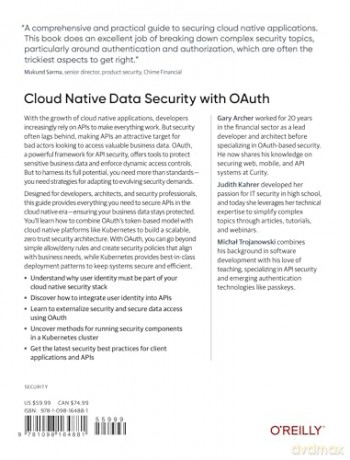 Cloud Native Data Security with Oauth: A Scalable Zero Trust Architecture - Gary Archer [KSIĄŻKA]