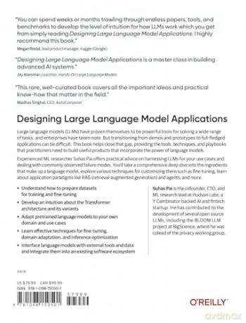 Designing Large Language Model Applications: A Holistic Approach - Suhas Pai [KSIĄŻKA]