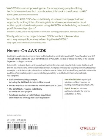 Hands-On AWS CDK: Building Cloud Native Applications with Infrastructure-As-Code - Sam Ward Biddle [KSIĄŻKA]