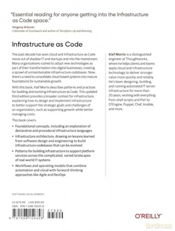 Infrastructure as Code: Dynamic Systems for the Cloud Age - Kief Morris [KSIĄŻKA]