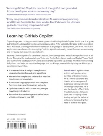 Learning GitHub Copilot: Multiplying Your Productivity With an AI Pair Programmer - Brent Laster [KSIĄŻKA]