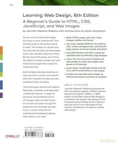 Learning Web Design: A Beginner's Guide to Html, Css, Javascript, and Web Graphics - Jennifer Robbins [KSIĄŻKA]