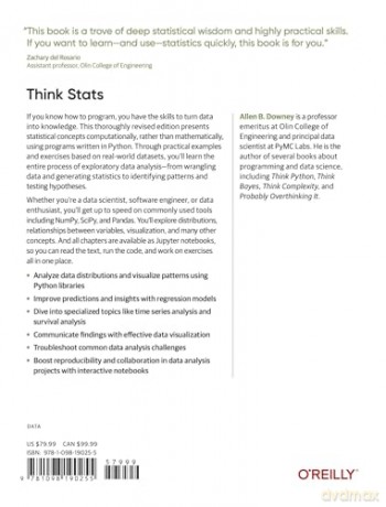 Think Stats: Exploratory Data Analysis - Allen B. Downey [KSIĄŻKA]