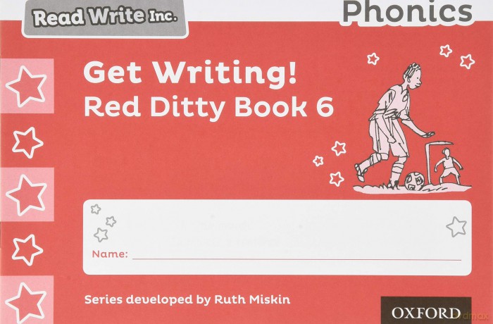 Read Write Inc. Phonics: Get Writing! Red Ditty Book 6 Pack of 10 - Ruth Miskin [KSIĄŻKA]