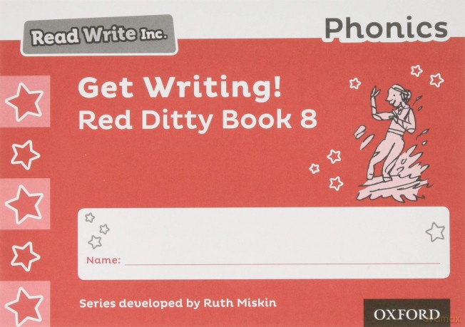 Read Write Inc. Phonics: Get Writing! Red Ditty Book 8 Pack of 10 - Ruth Miskin [KSIĄŻKA]