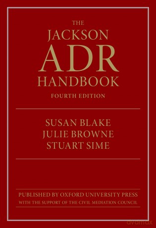 The Jackson ADR Handbook - Stuart Sime [KSIĄŻKA]