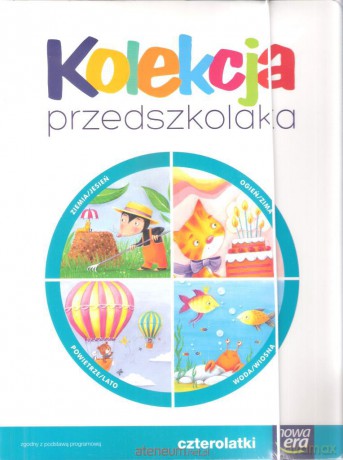 Kolekcja przedszkolaka - czterolatki. Pakiet NE [KSIĄŻKA]