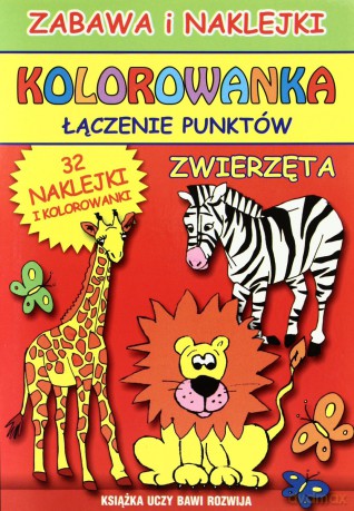 Kolorowanka - Łączenie punktów.Zwierzęta [KSIĄŻKA]