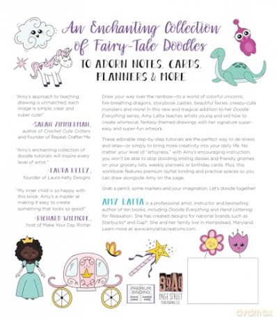 Doodle Fantasy Worlds: Learn to Draw with 200+ Easy Magical Designs - Amy Latta [KSIĄŻKA]