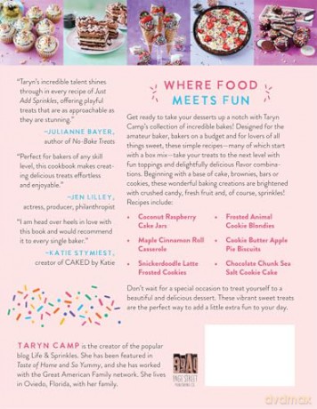 Just Add Sprinkles: A Colorful Collection of Fun, Easy Bakes to Satisfy Your Sweet Cravings - Taryn Camp [KSIĄŻKA]