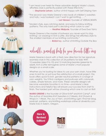 Knit a Little: 24 Seamless Patterns for Children's Sweaters and Hats - Marie Greene [KSIĄŻKA]