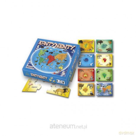 Kontynenty - układanka edukacyjna AXEL [ZABAWKA]
